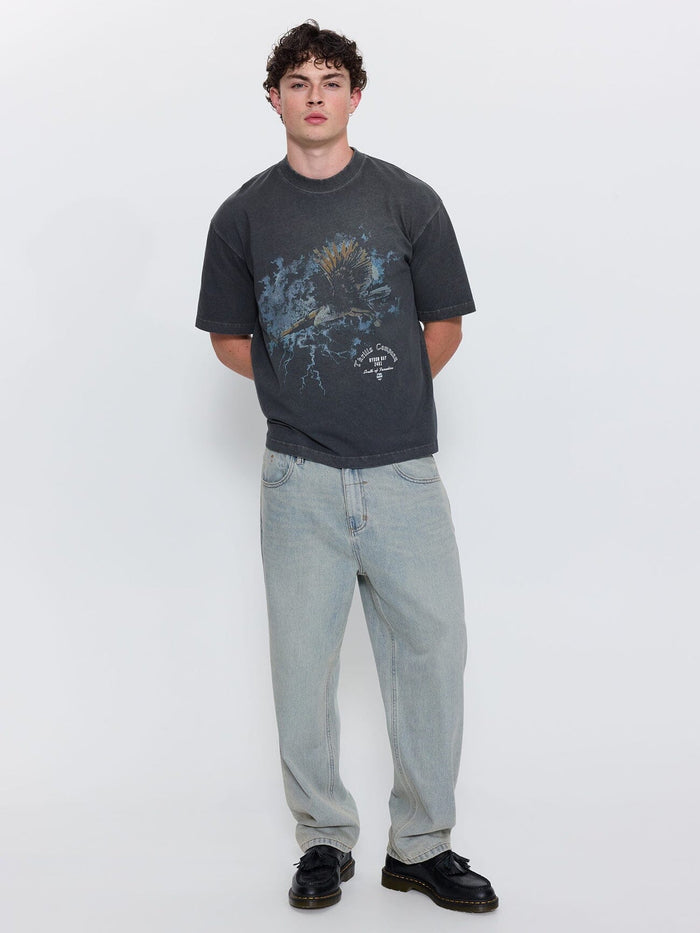 Beyond Paradise Box Crop Tee - Merch Black