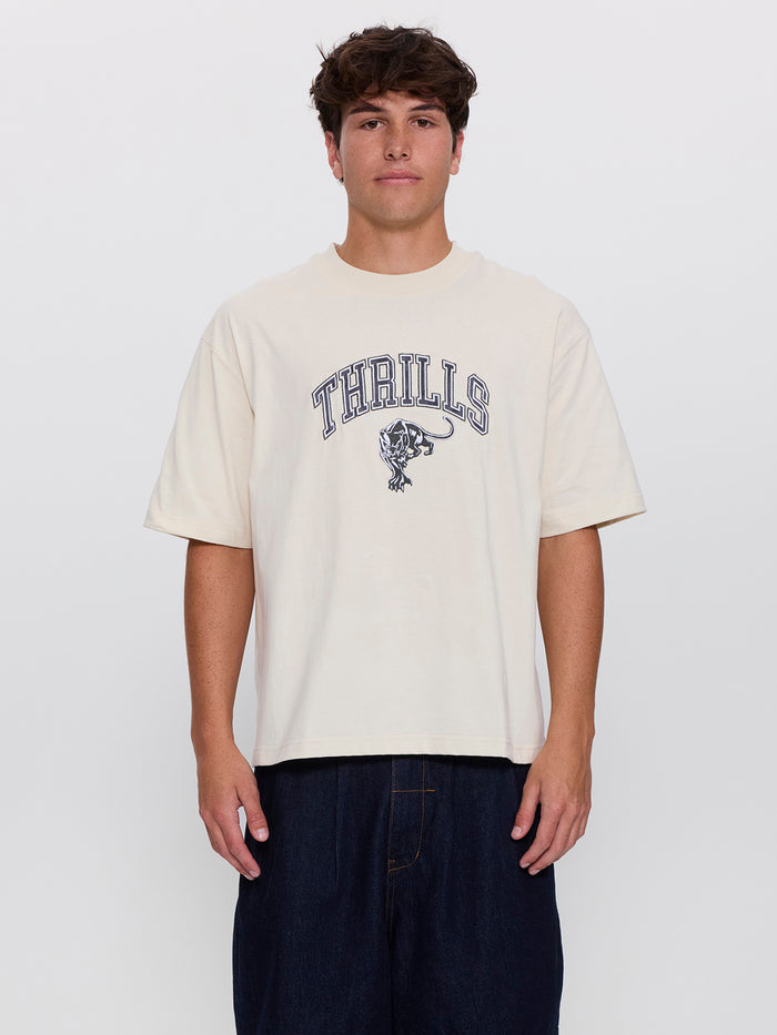 Get The Horns Square Tee - Heritage White 4