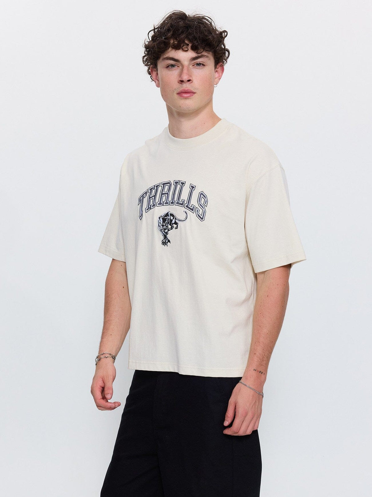 Eye of the Beholder Box Crop Tee - Heritage White