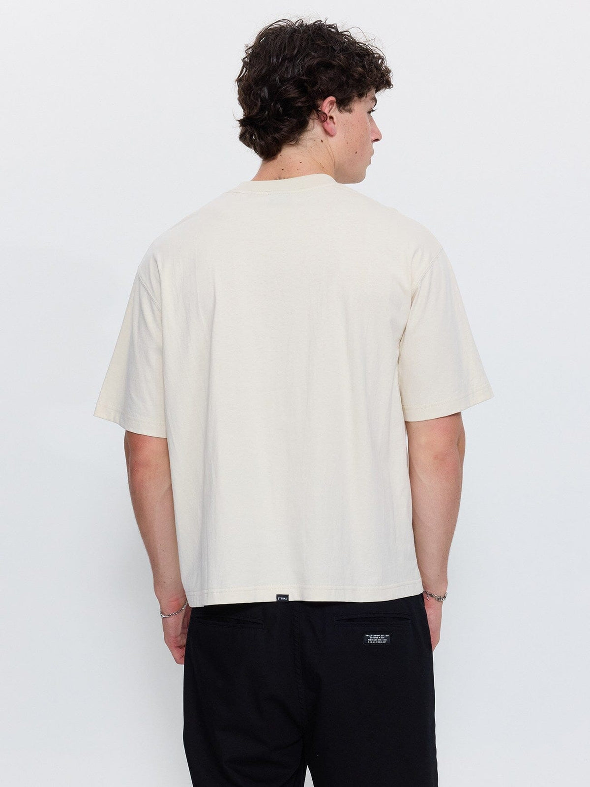 Eye of the Beholder Box Crop Tee - Heritage White