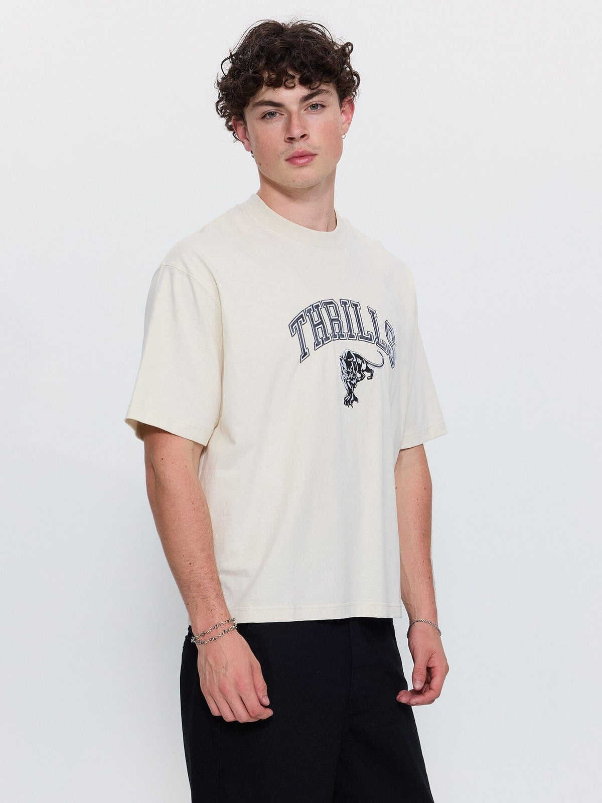 Eye of the Beholder Box Crop Tee - Heritage White