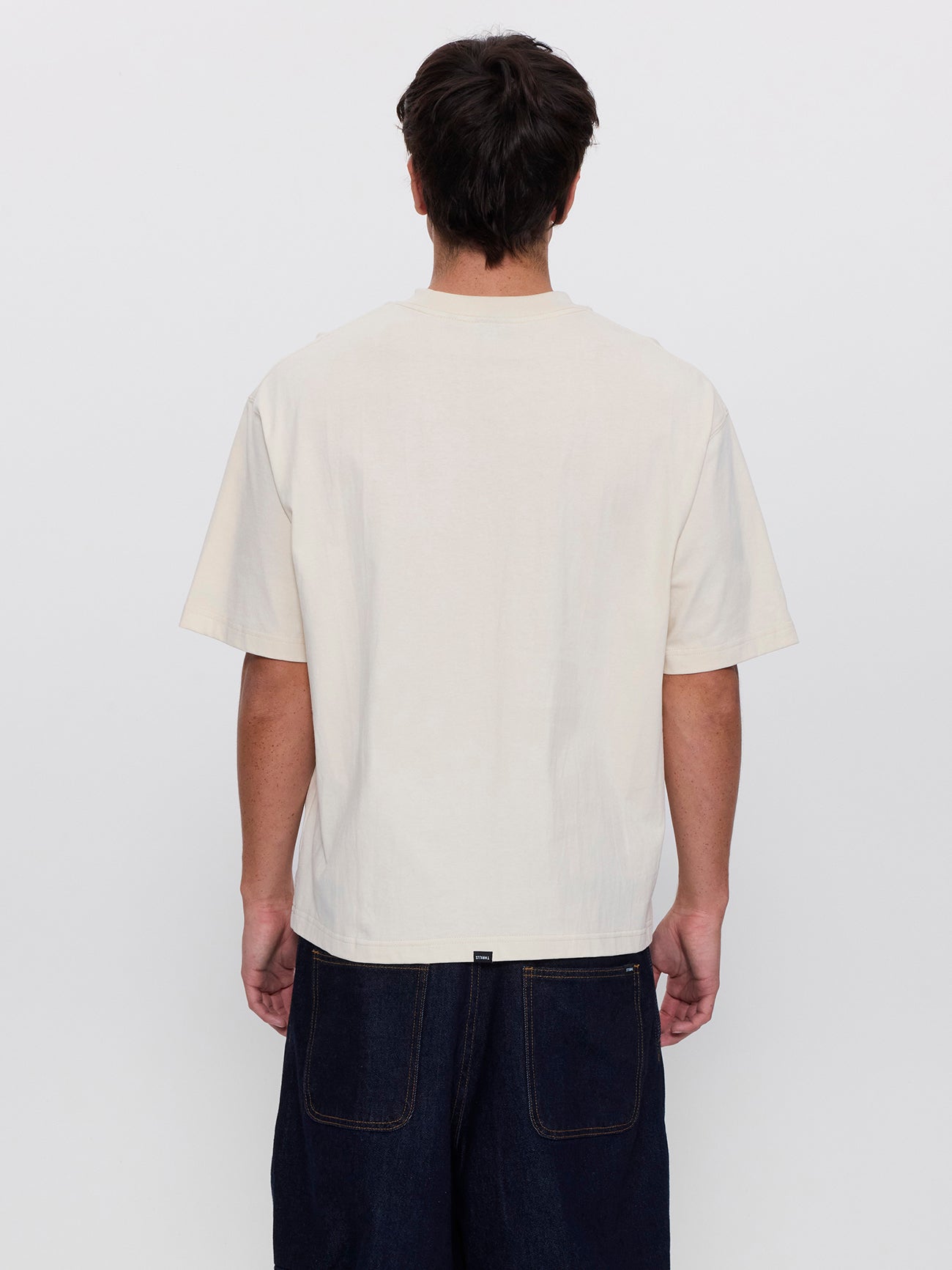 Get The Horns Square Tee - Heritage White 4