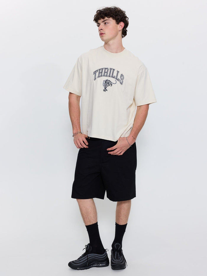 Eye of the Beholder Box Crop Tee - Heritage White