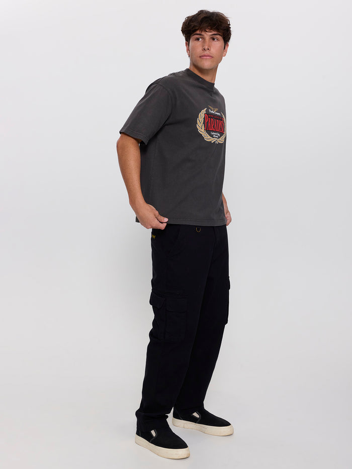 Never Mind the Rest Box Crop Tee - Dark Merch Black XS