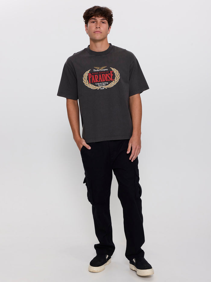 Never Mind the Rest Box Crop Tee - Dark Merch Black XS