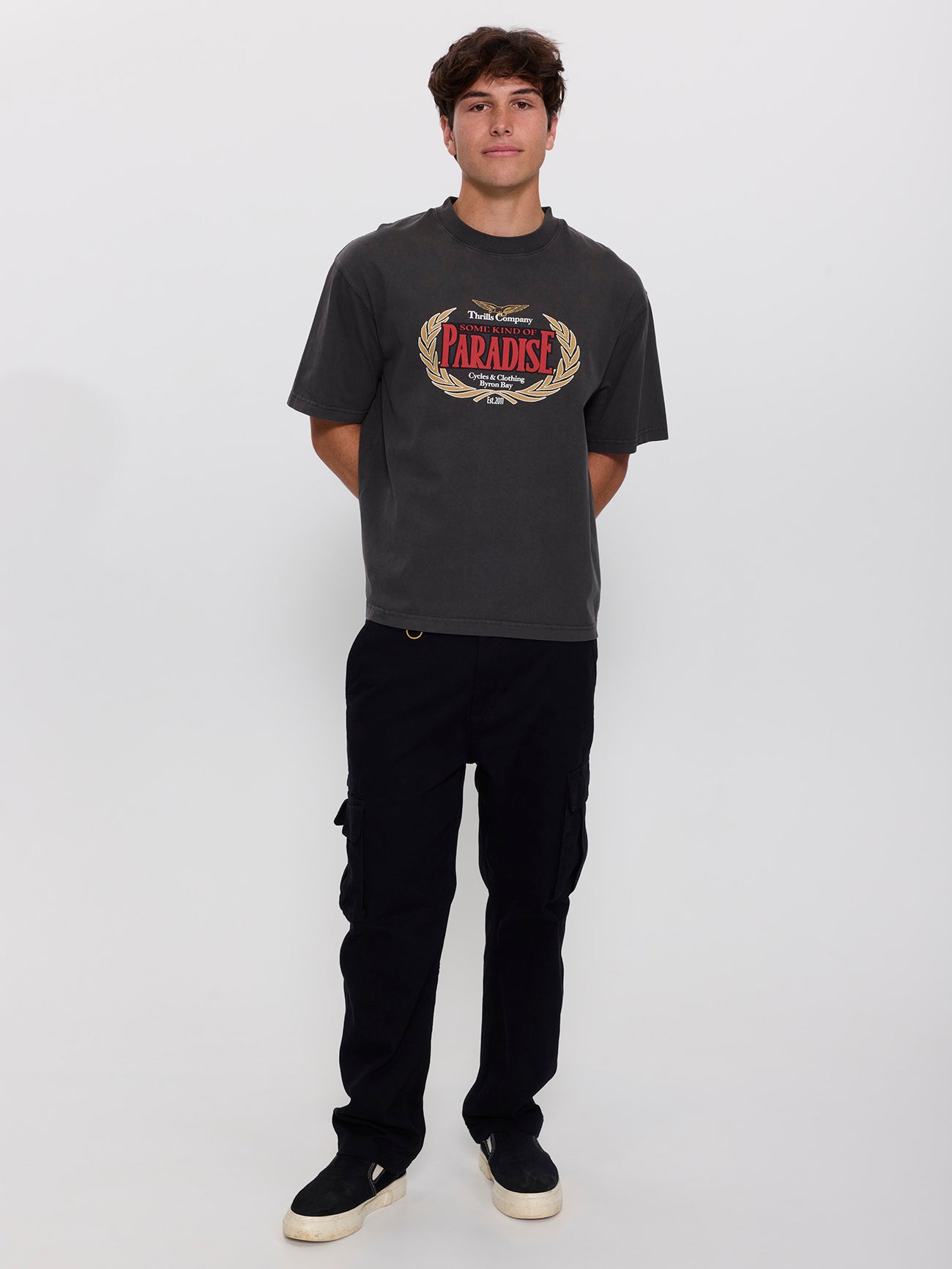 Never Mind the Rest Box Crop Tee - Dark Merch Black XS