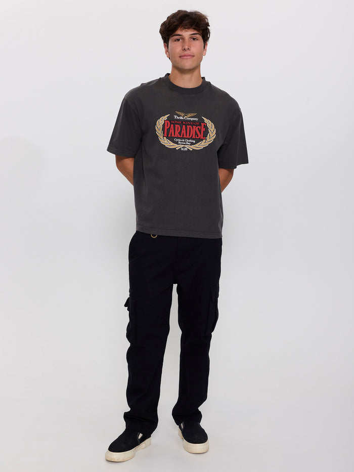 Never Mind the Rest Box Crop Tee - Dark Merch Black XS