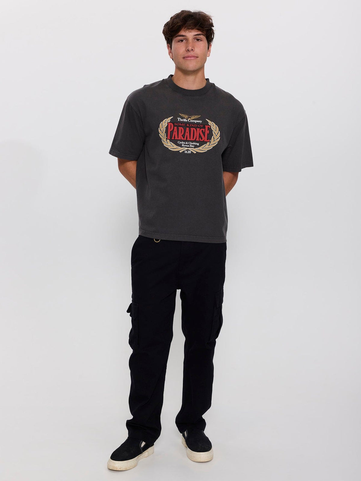 Never Mind the Rest Box Crop Tee - Dark Merch Black XS