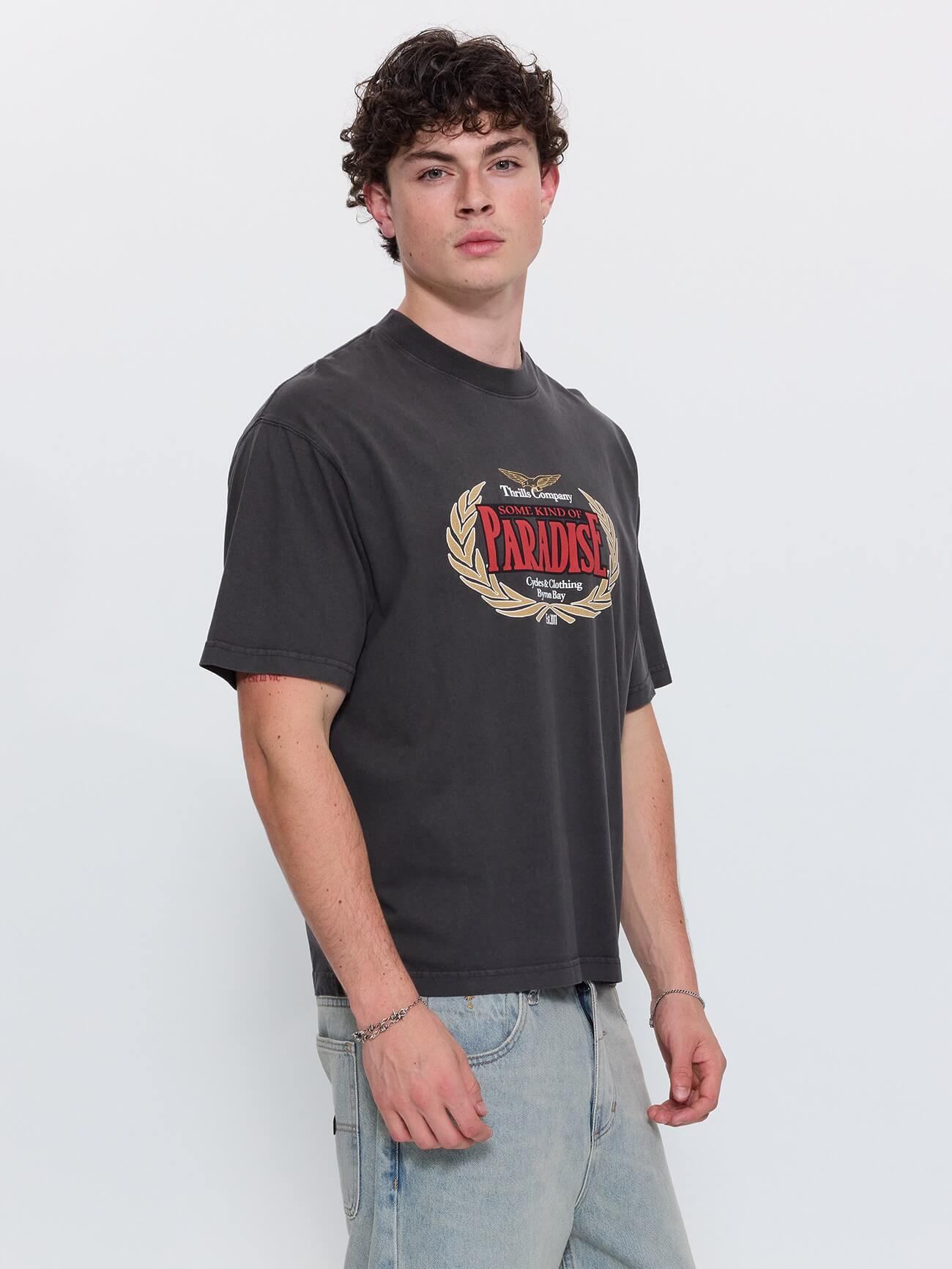 Never Mind the Rest Box Crop Tee - Dark Merch Black XS