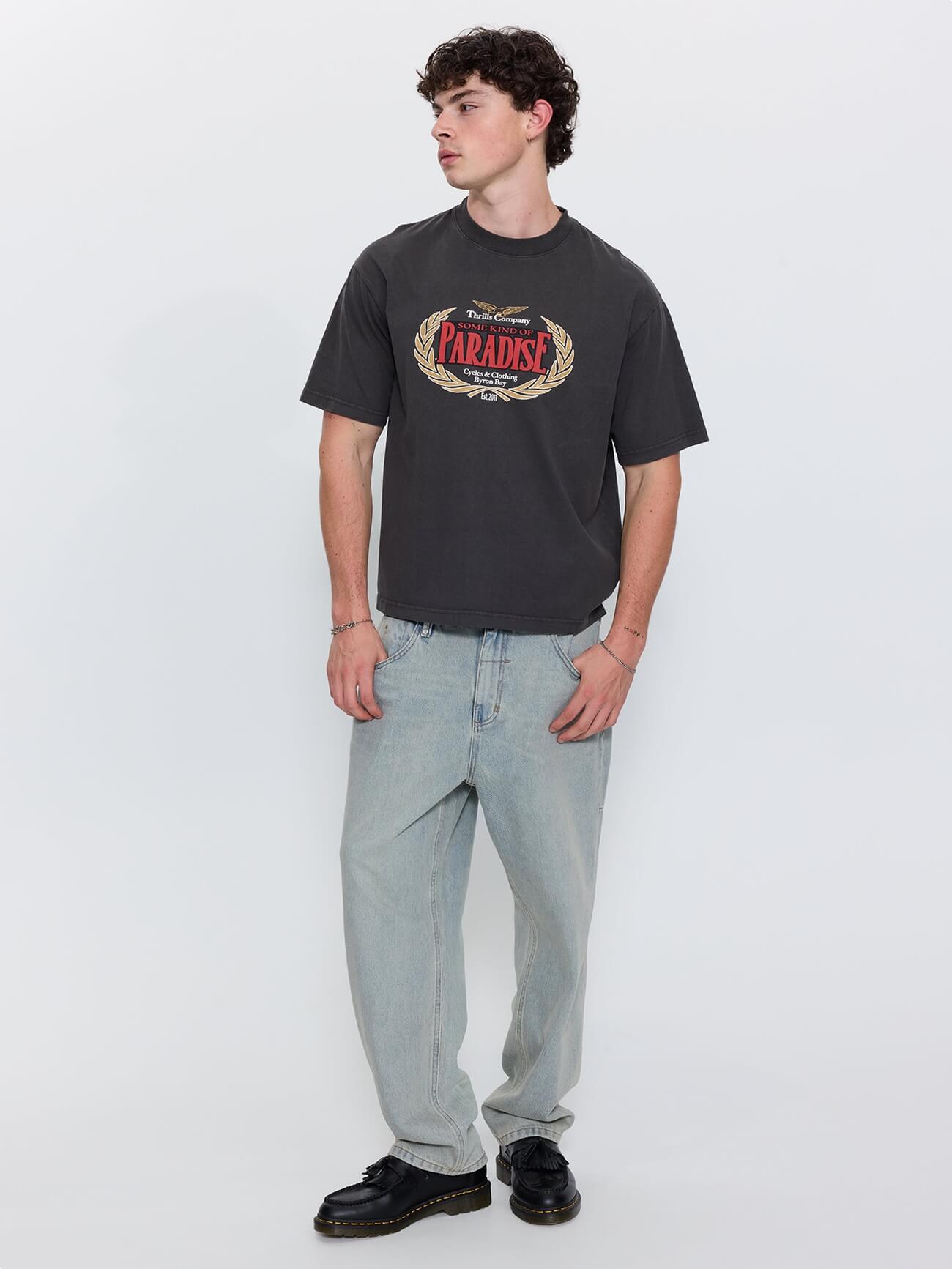 Never Mind the Rest Box Crop Tee - Dark Merch Black XS