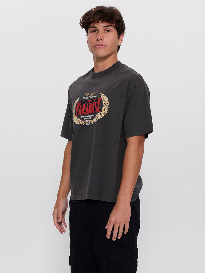 Never Mind the Rest Box Crop Tee - Dark Merch Black XS