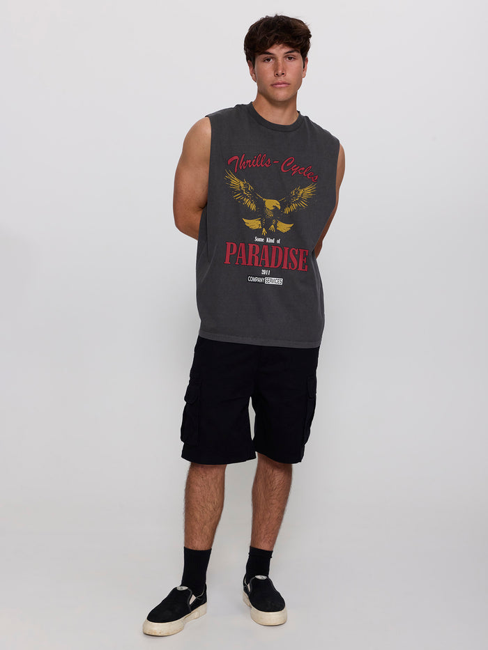 Get the Horns Merch Fit Muscle Tee - Merch Black XS