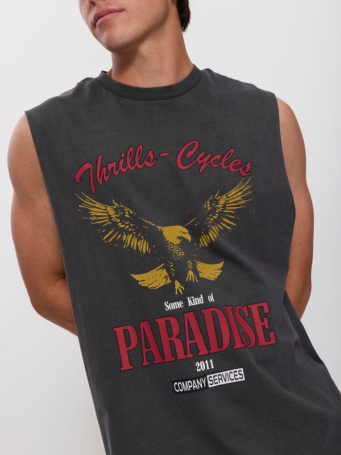 Get the Horns Merch Fit Muscle Tee - Merch Black XS