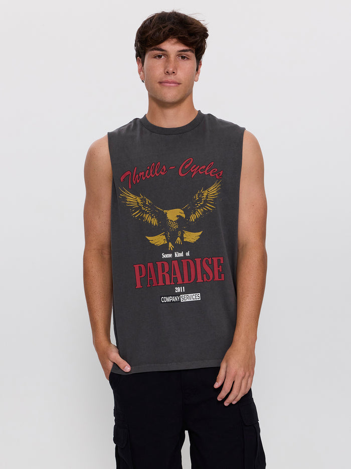 Get the Horns Merch Fit Muscle Tee - Merch Black XS