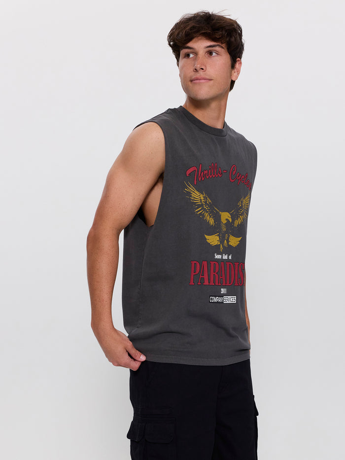 Get the Horns Merch Fit Muscle Tee - Merch Black XS