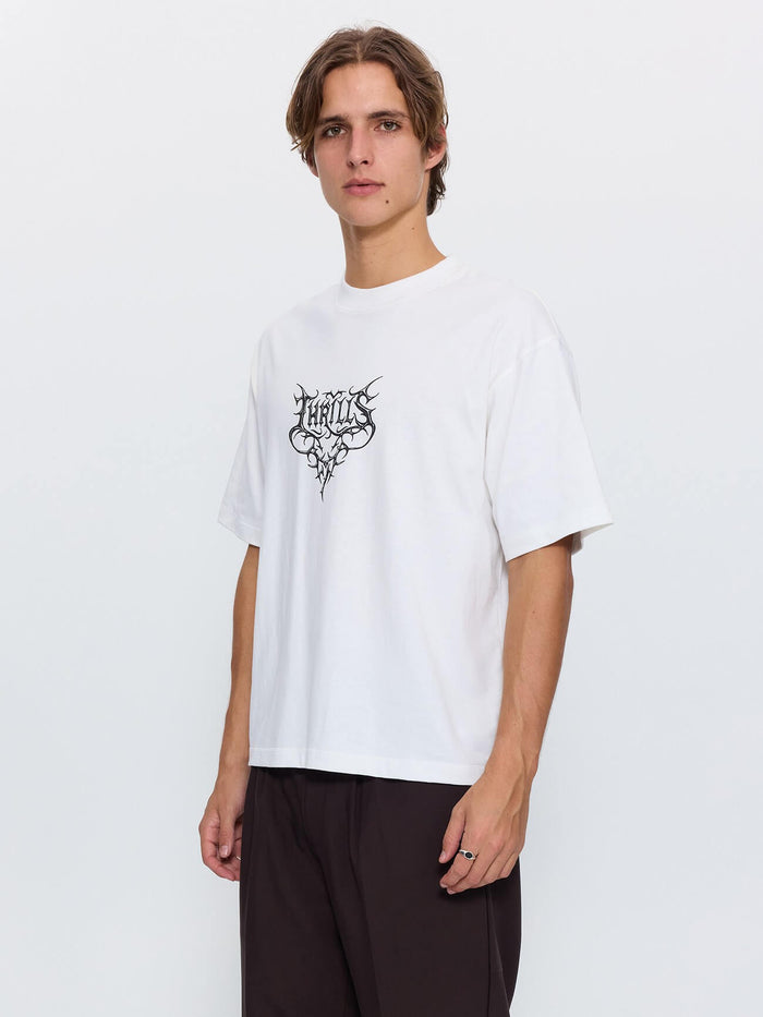 South of Heaven Box Crop Tee - Dirty White XS