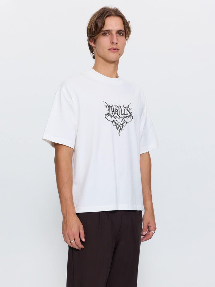 South of Heaven Box Crop Tee - Dirty White XS