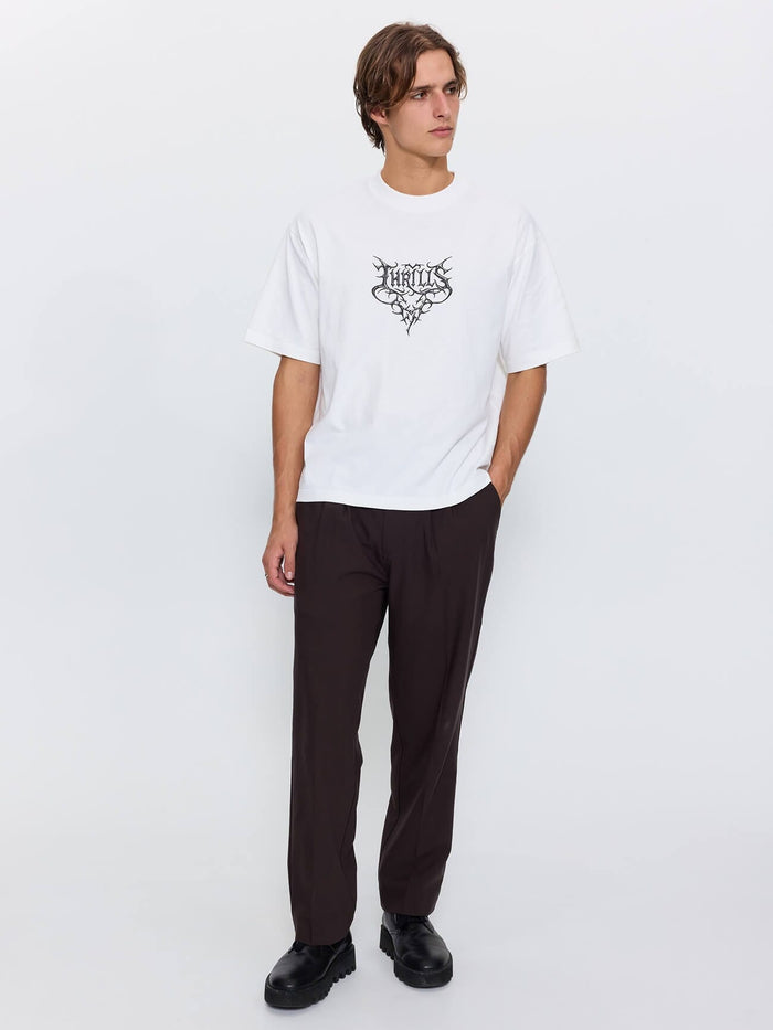 South of Heaven Box Crop Tee - Dirty White XS