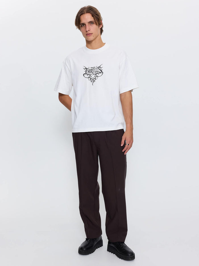 South of Heaven Box Crop Tee - Dirty White XS