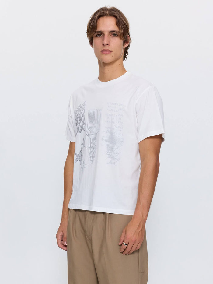 Heat is Life Merch Fit Cropped Tee - Dirty White XS