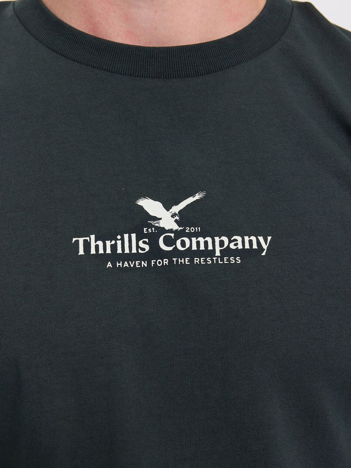 A Haven for the Restless Merch Fit Tee - Carbon XS