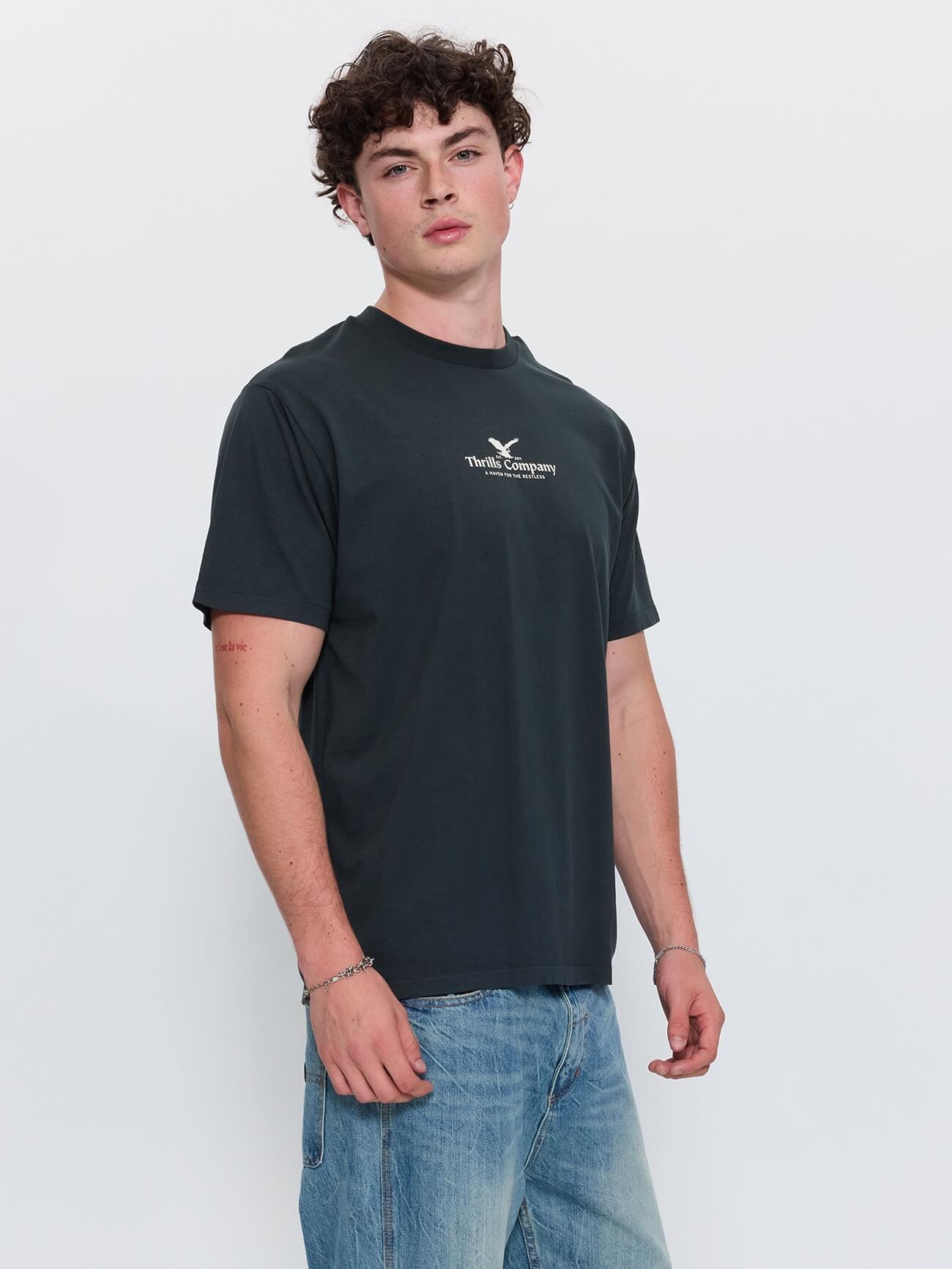 A Haven for the Restless Merch Fit Tee - Carbon XS