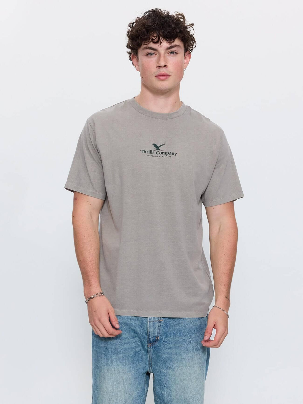 A Haven for the Restless Merch Fit Tee - Fog XS