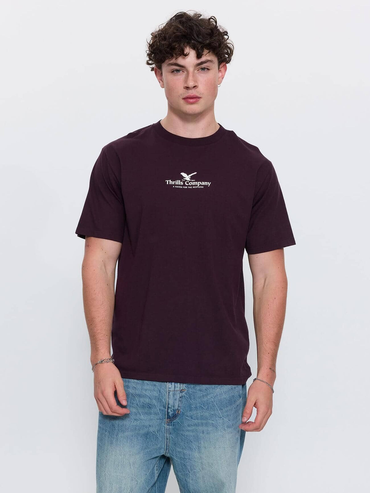 A Haven for the Restless Merch Fit Tee - Aubergine XS