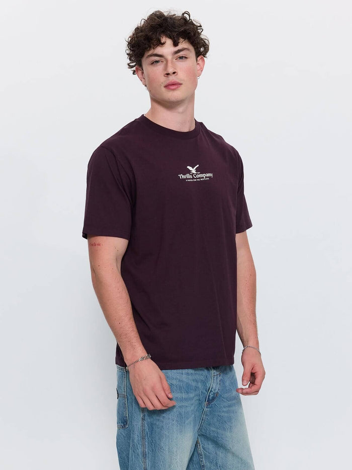 A Haven for the Restless Merch Fit Tee - Aubergine XS
