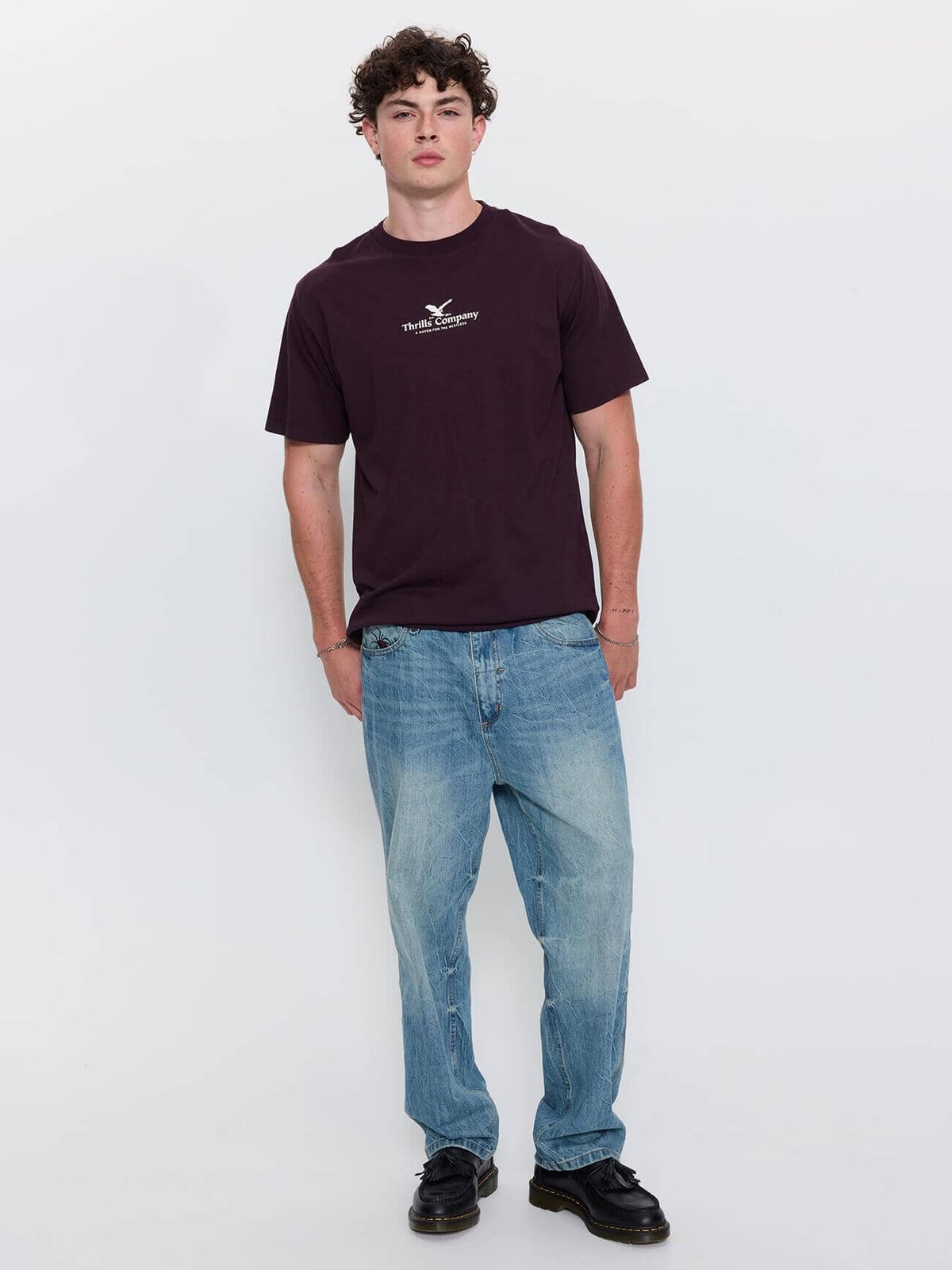 A Haven for the Restless Merch Fit Tee - Aubergine XS