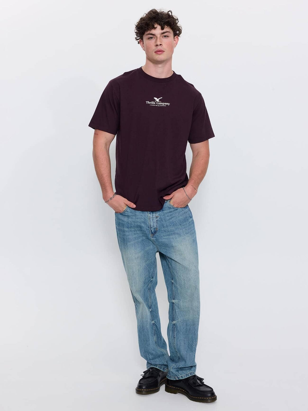 A Haven for the Restless Merch Fit Tee - Aubergine XS