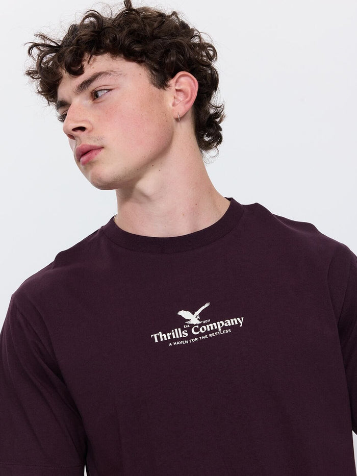 A Haven for the Restless Merch Fit Tee - Aubergine XS