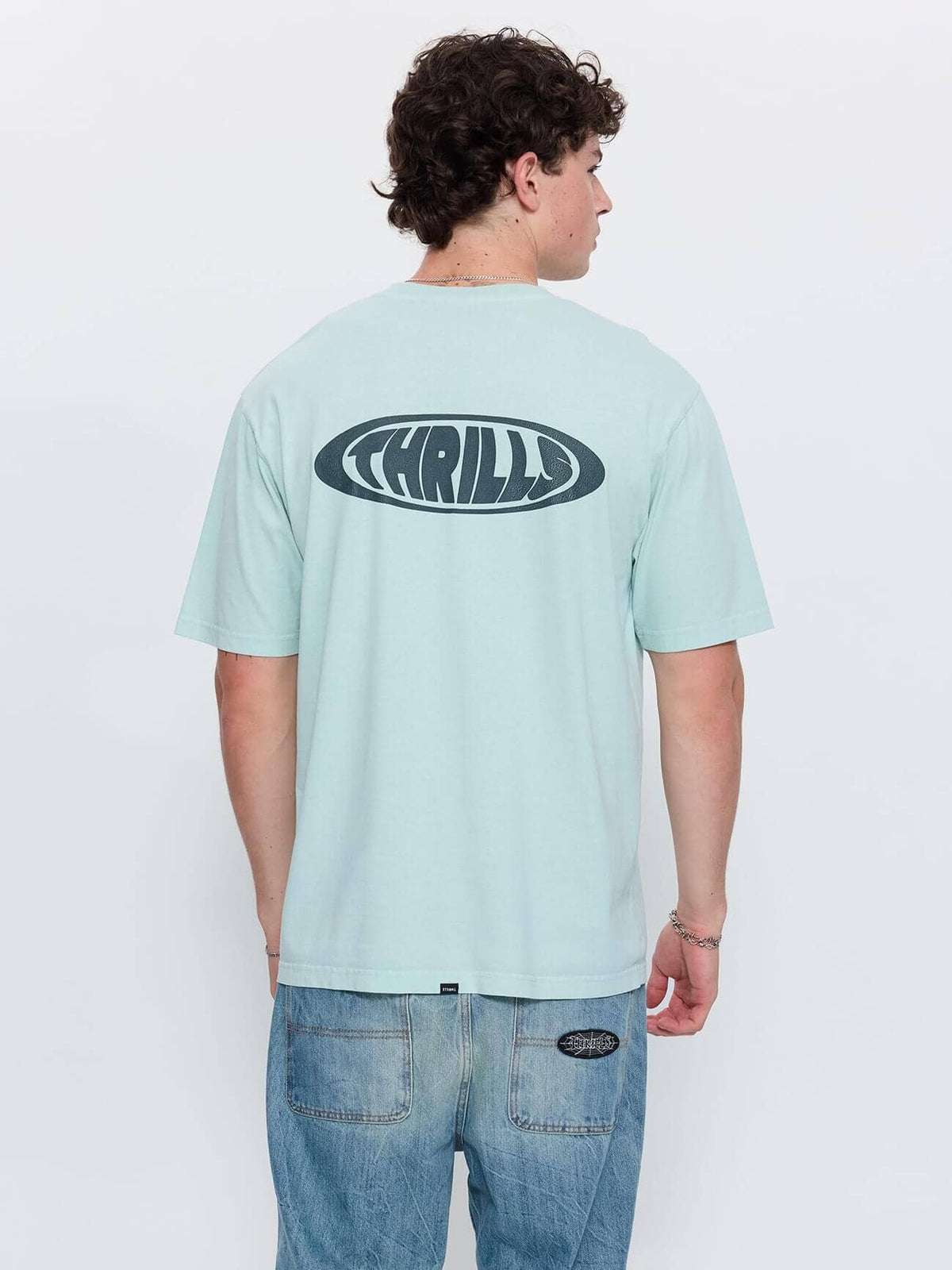 Shadowless Oversize Fit Tee - Faded Mint XS