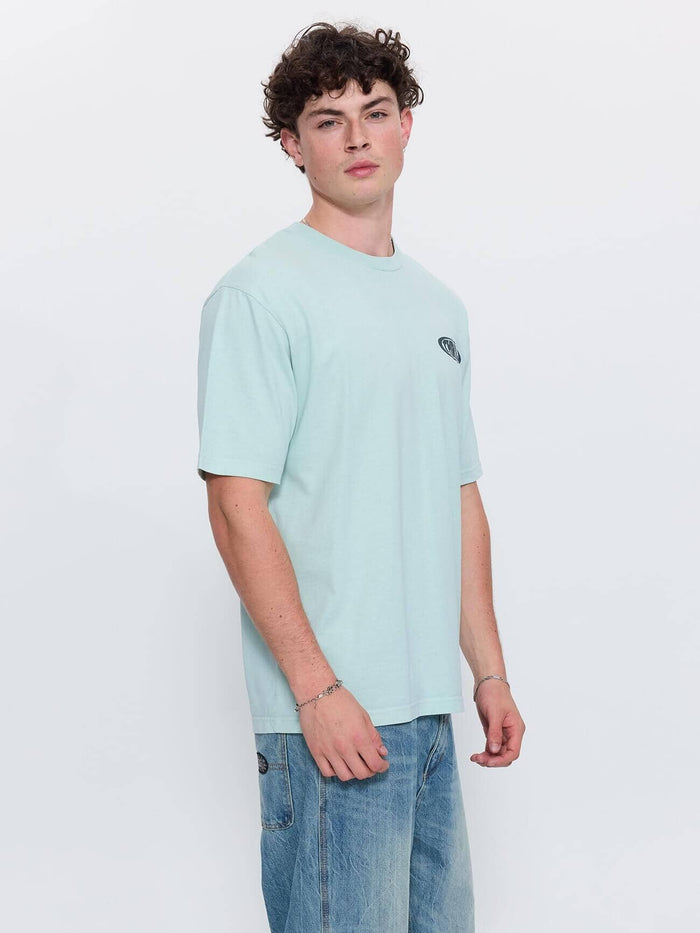 Shadowless Oversize Fit Tee - Faded Mint XS