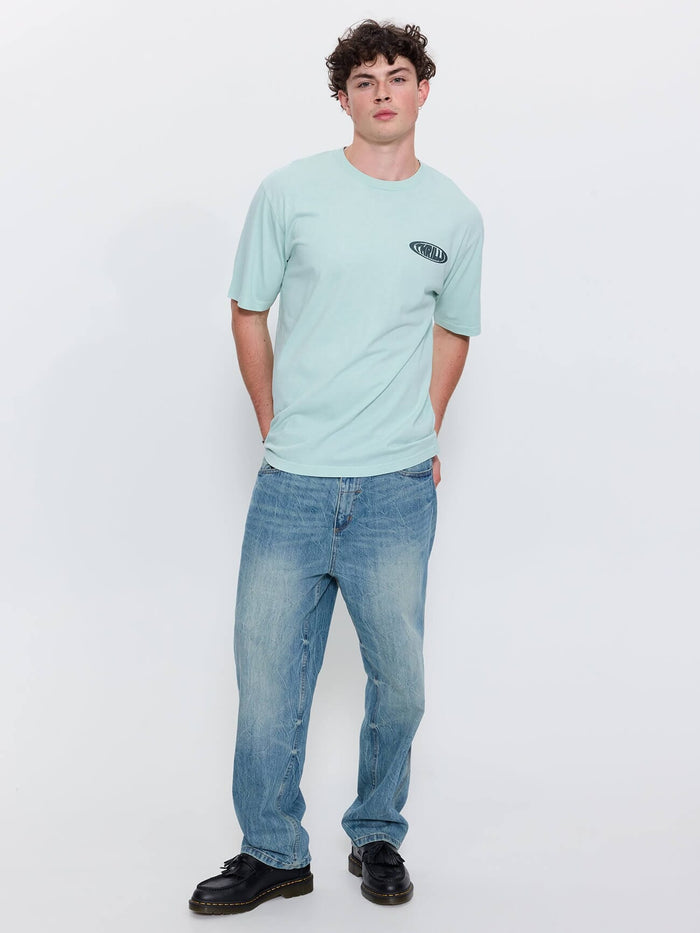 Shadowless Oversize Fit Tee - Faded Mint XS