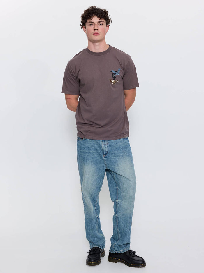 World of Wonder Merch Fit Tee - Clay Smoke XS