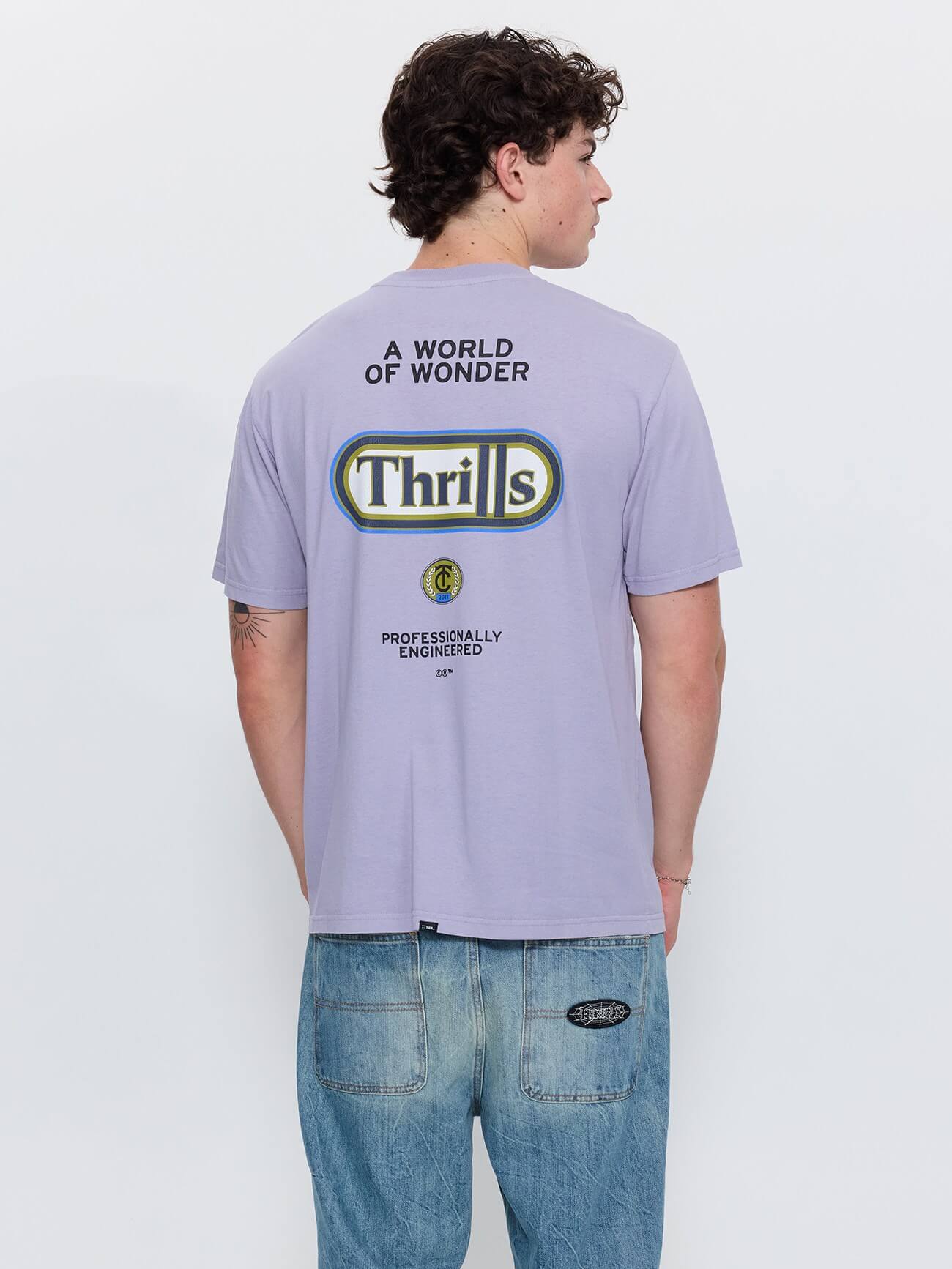 World of Wonder Merch Fit Tee - Violet Haze XS
