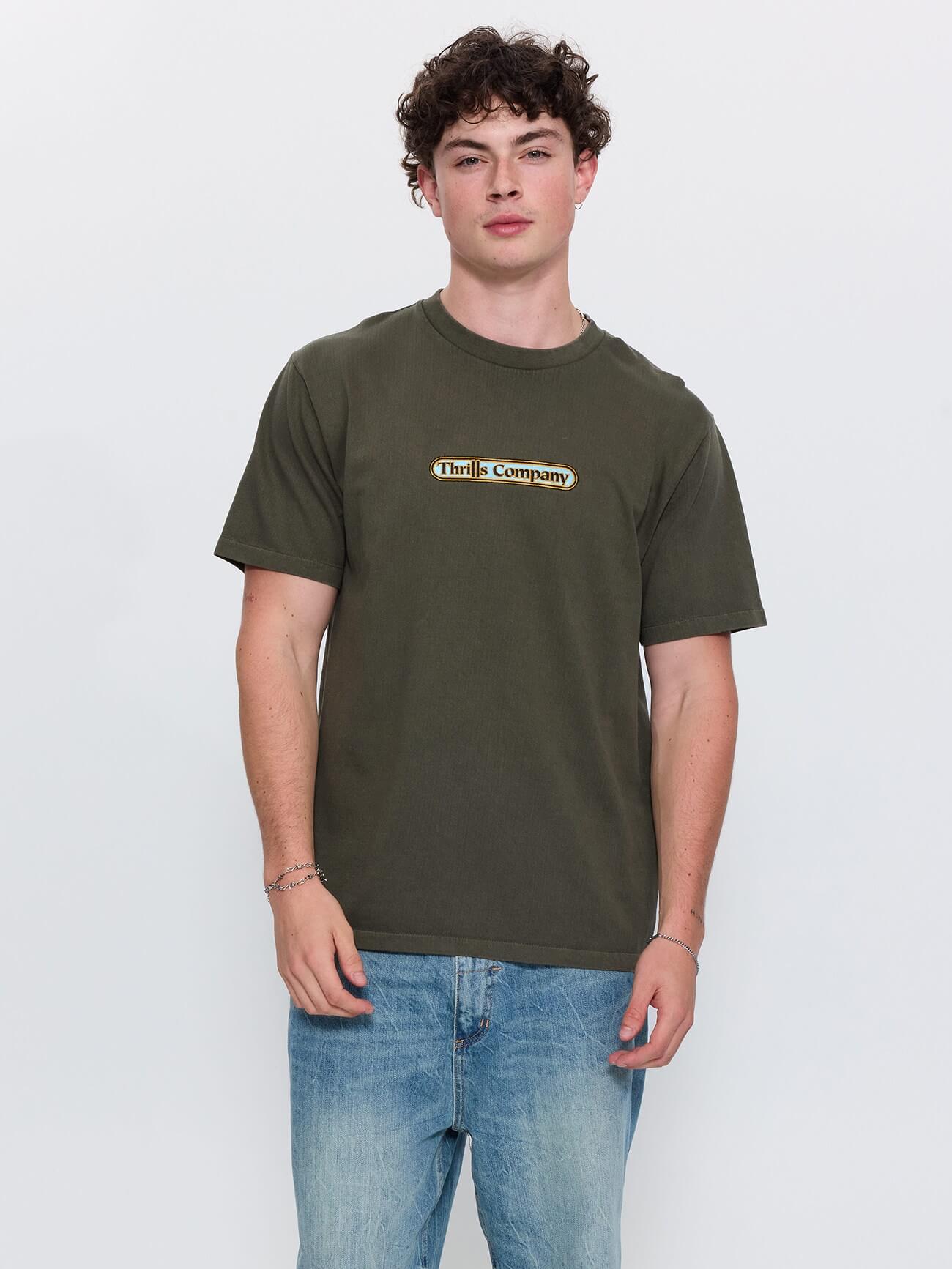 Wonder World Embro Merch Fit Tee - Grape Leaf XS