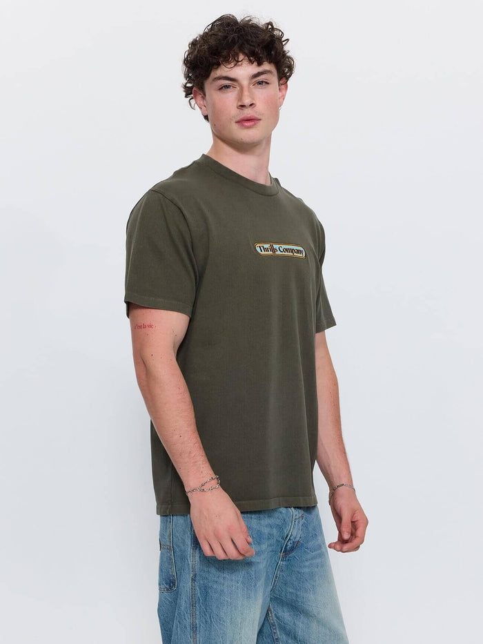 Wonder World Embro Merch Fit Tee - Grape Leaf XS
