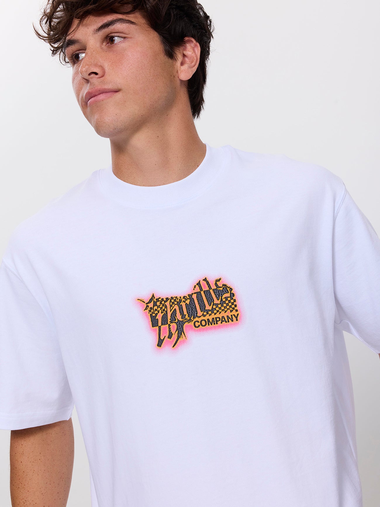 Can You Feel It Box Crop Tee - White XS