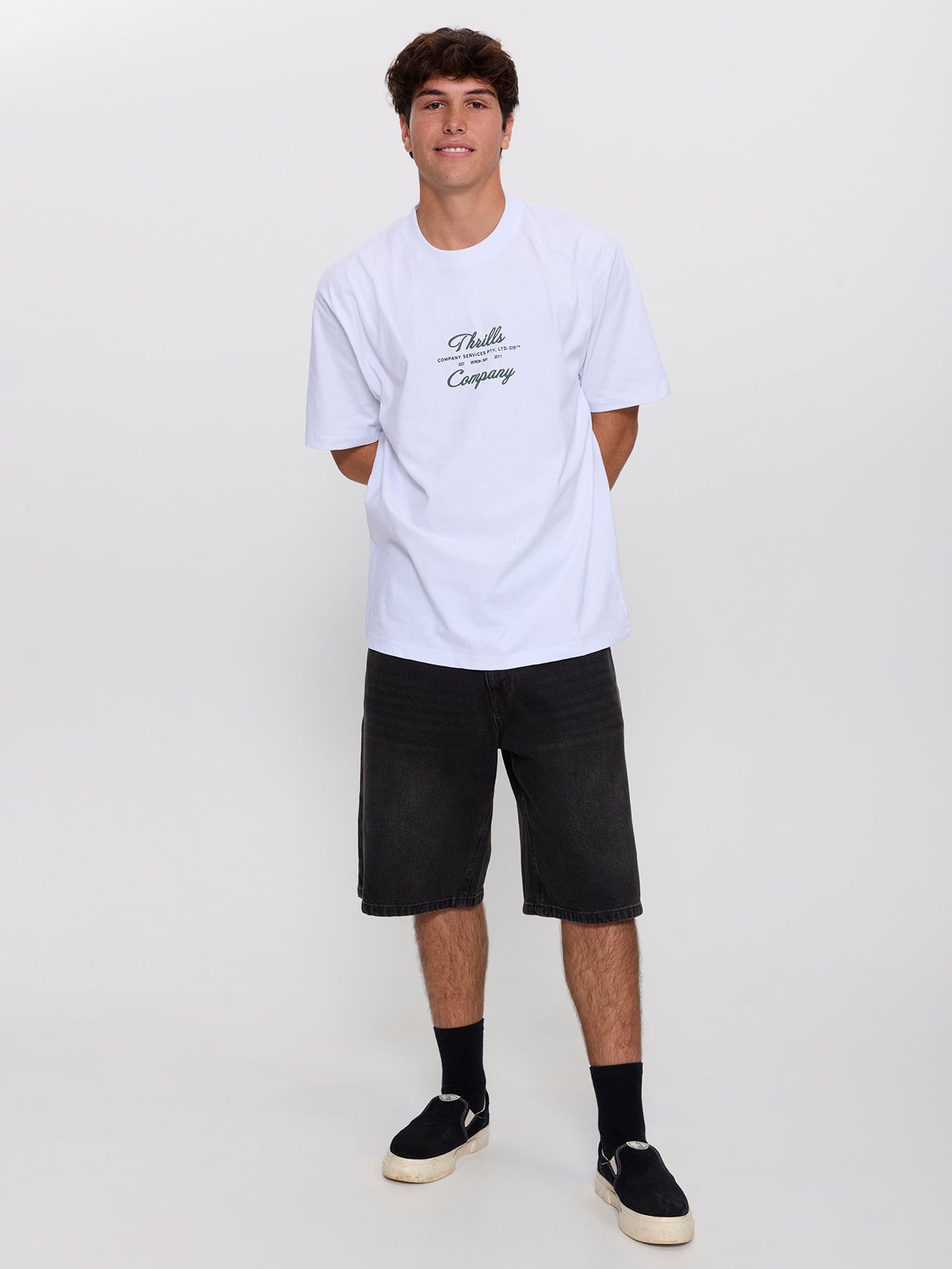 Visions Oversize Tee - White XS
