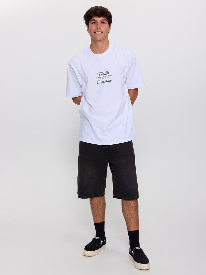 Visions Oversize Tee - White XS