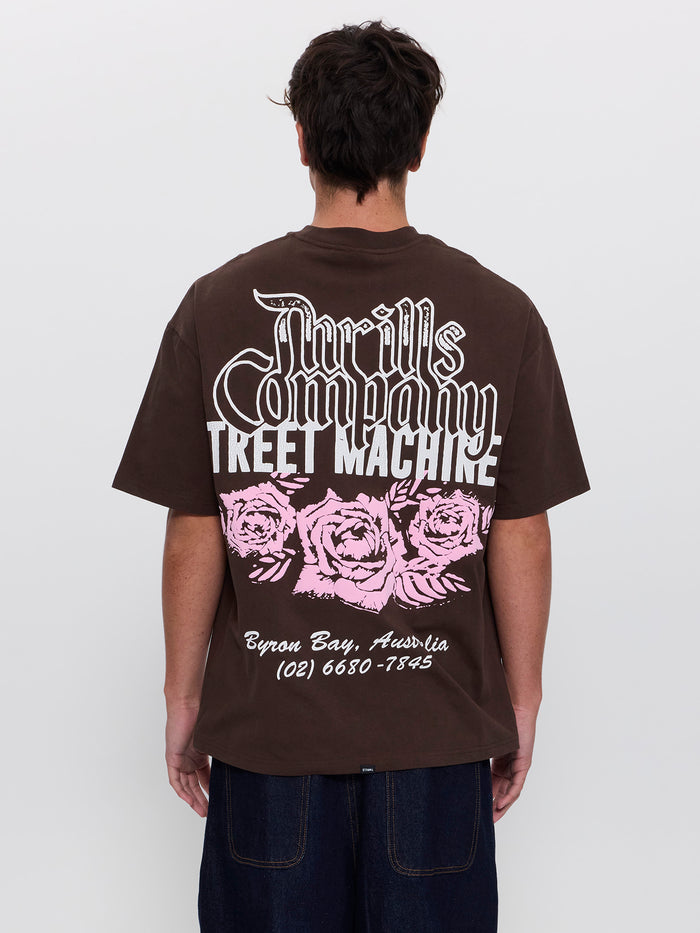 T.C.S.M. Box Fit Oversize Tee - Postal Brown XS