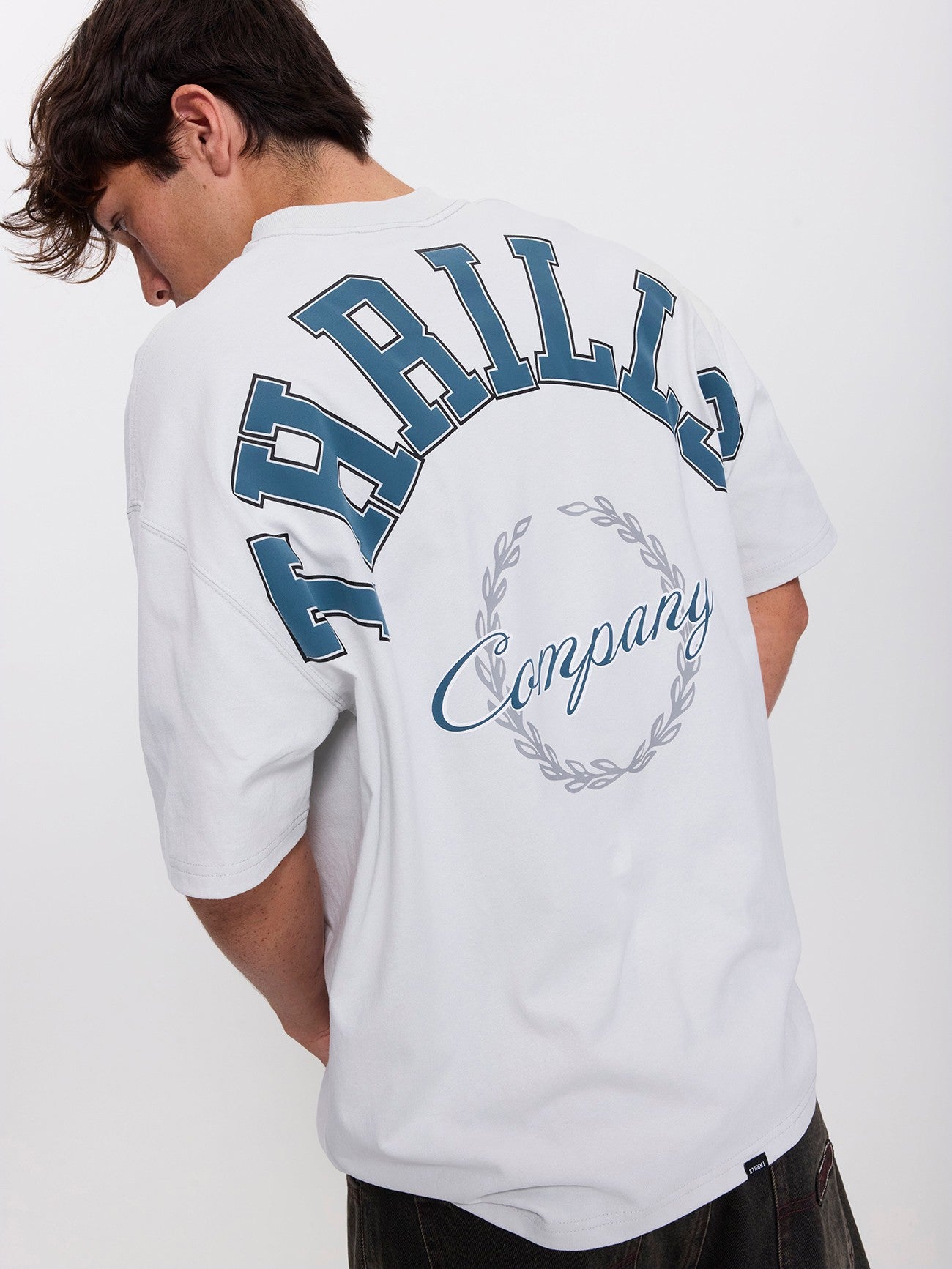 Best in the East Box Fit Oversize Tee - Cool Grey XS