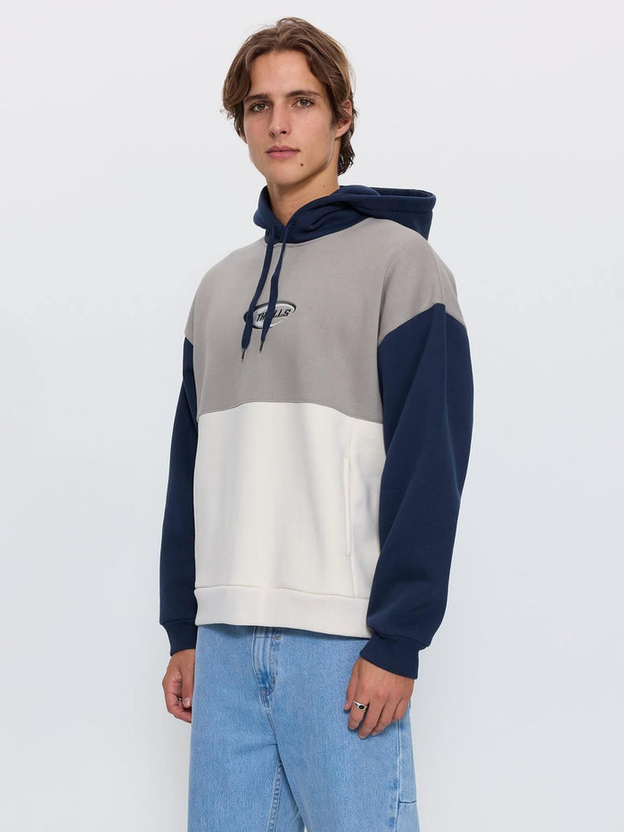 Odyssy Panel Slouch Pull On Cropped Hood - Fog XS