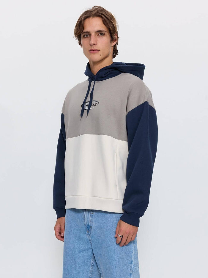 Odyssy Panel Slouch Pull On Cropped Hood - Fog XS