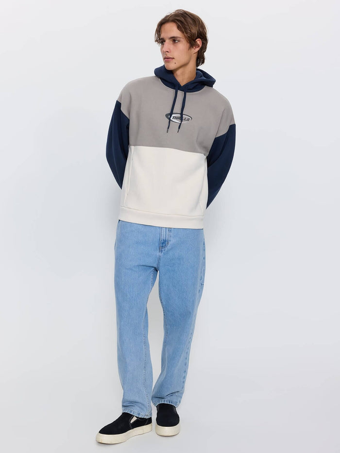 Odyssy Panel Slouch Pull On Cropped Hood - Fog XS