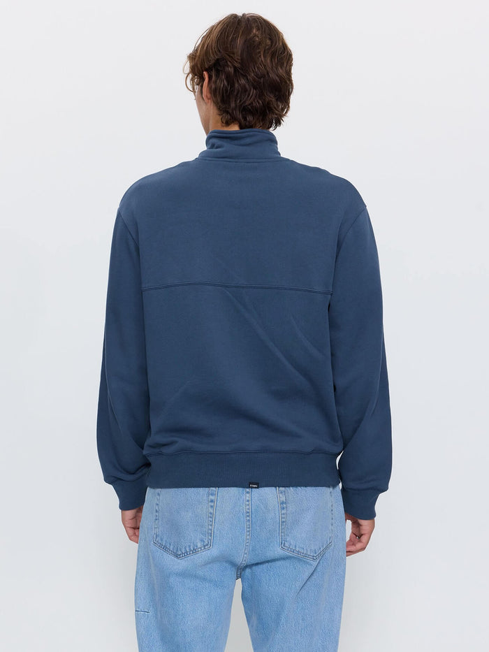 Minimal Thrills Quarter Zip Fleece - Dark Slate XS