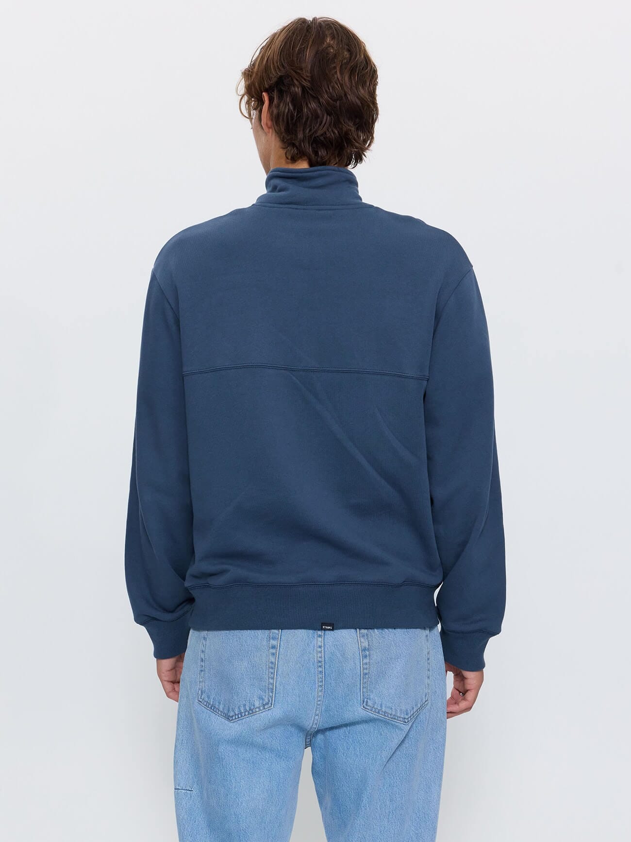 Minimal Thrills Quarter Zip Fleece - Dark Slate XS