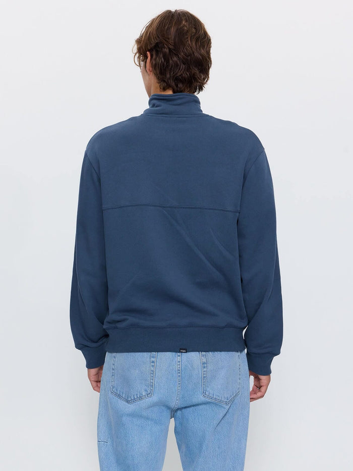 Minimal Thrills Quarter Zip Fleece - Dark Slate XS